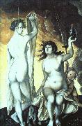 Hans Baldung Grien Sacred and Profane Love oil painting artist